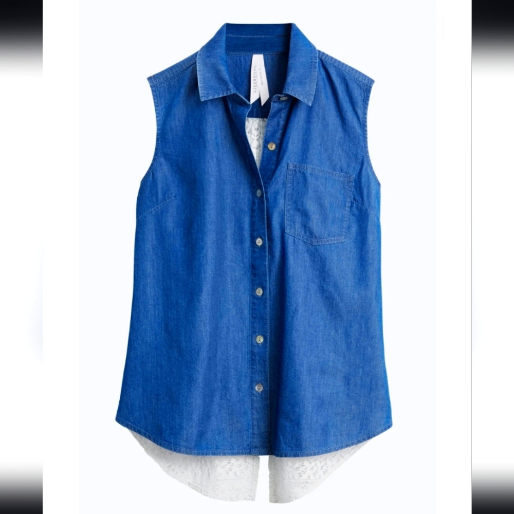 Liverpool crochet back top
